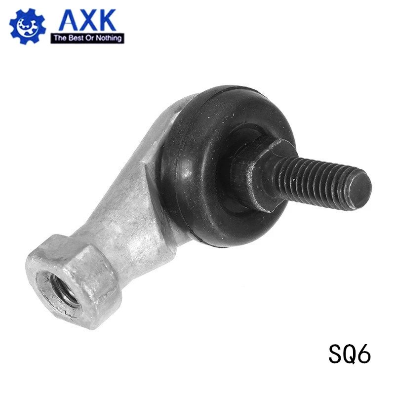 Linear Rails High 4X SQ6 M6 Bore 90 Degrees Connector Ball Joint Rod End Bearing 6mm Male Steel,Hot 