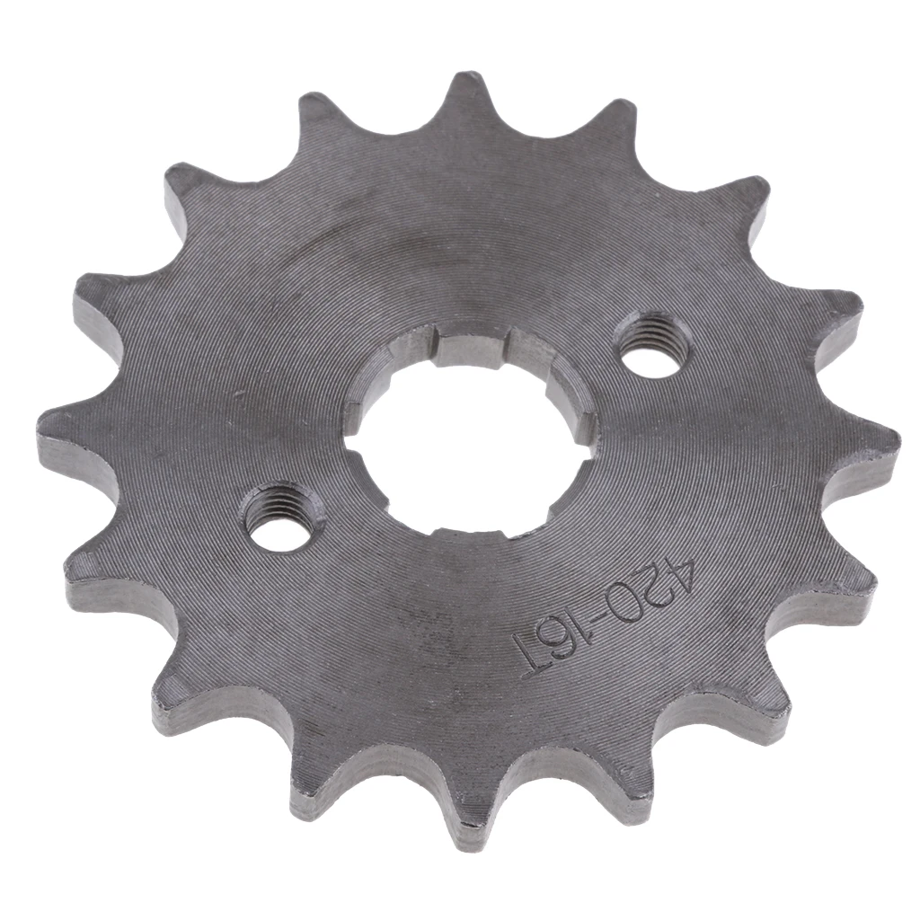 16T 420 20mm Front Sprocket Cog For 110/125/140cc Dirt Pit Trail Bike ATV