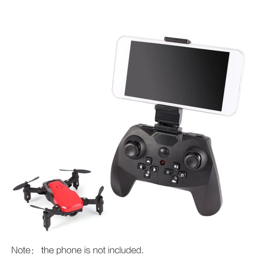 720p RC Quadcopter Drone with Camera Mini Pocket Foldable RC Drone FPV Selfie Real-time Altitude Hold Headless Mode 3D Flip Wifi