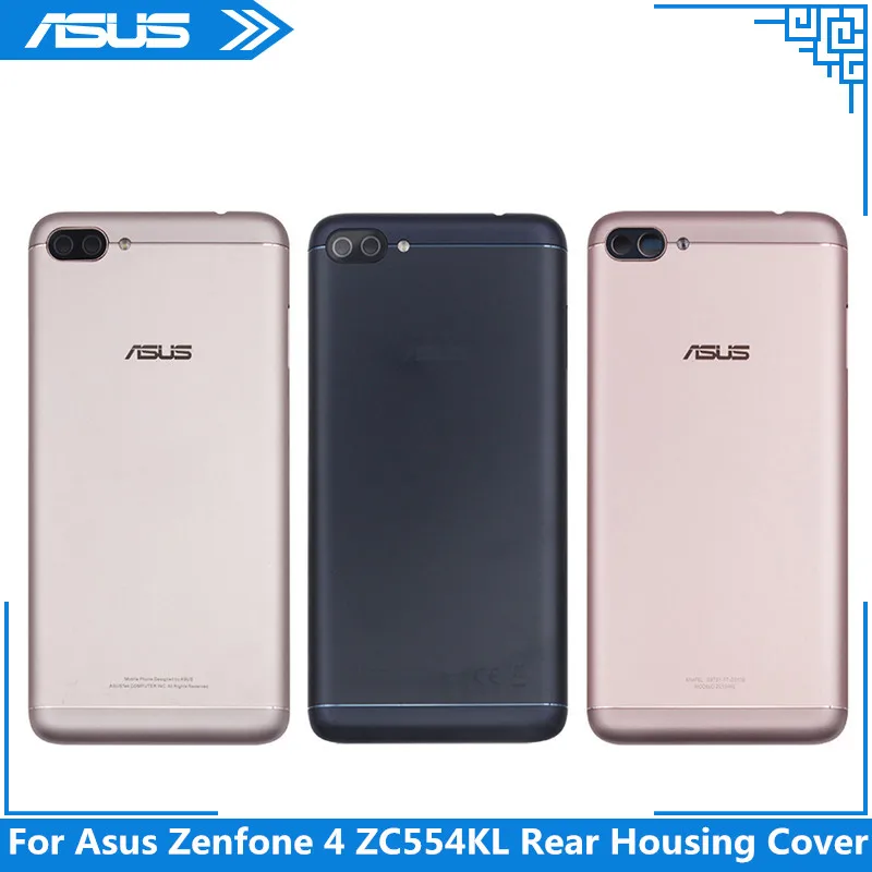 Задняя крышка корпуса для Asus Zenfone 4 ZC554KL замена задняя батареи крышка|Корпусы и