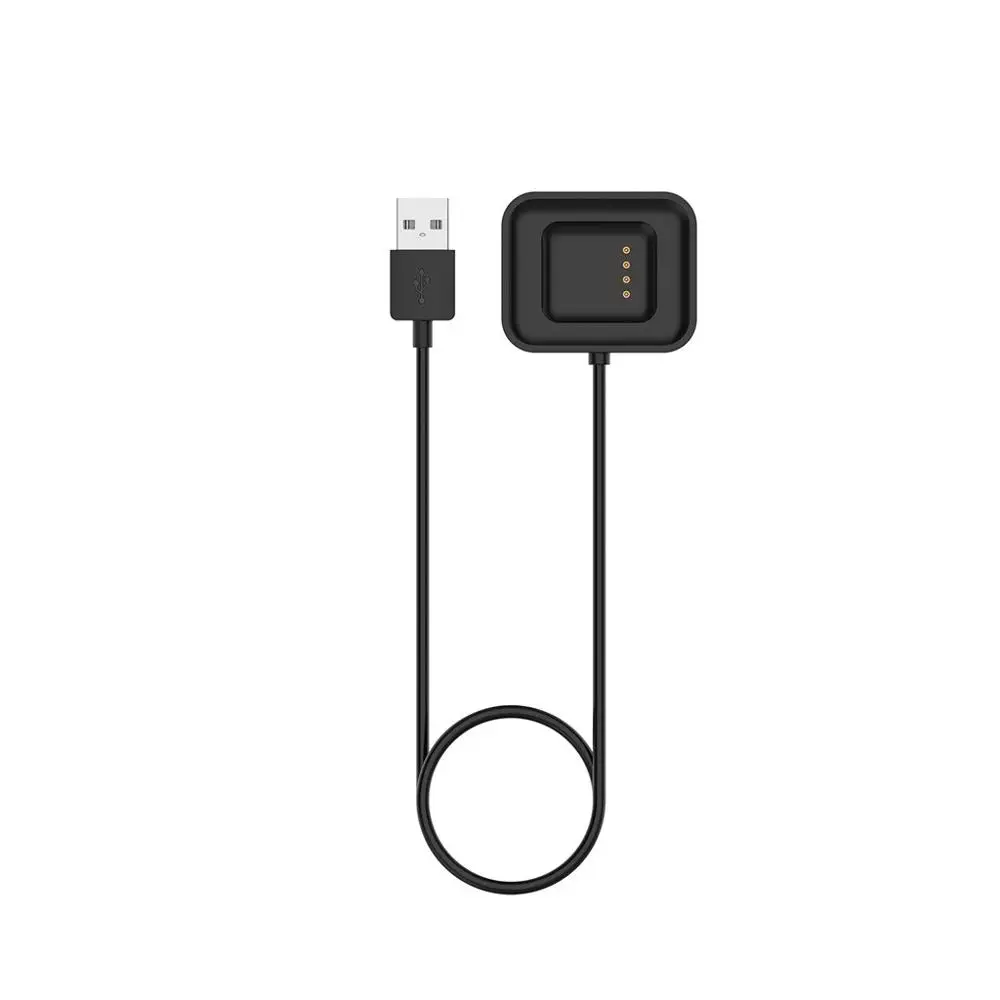Черный Usb зарядный док-кабель Замена шнура зарядное устройство для Xiao mi Смарт-часы зарядное устройство для mi часы аксессуары - Цвет: Черный