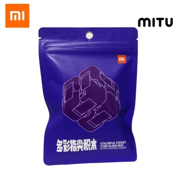 

Xiaomi Mitu Colorful Fidget Blind Box Cube Spinner Seven Surprise Fingertip Building Block Bricks Toy Puzzle Assembling 2019 New