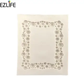 

Frame Shape Silicone Cake Mold Candy Chocolate Fimo Mould Fondant Sugarcraft Baking CHW2808 Decoration Clay To Kitchen Cake X1W0