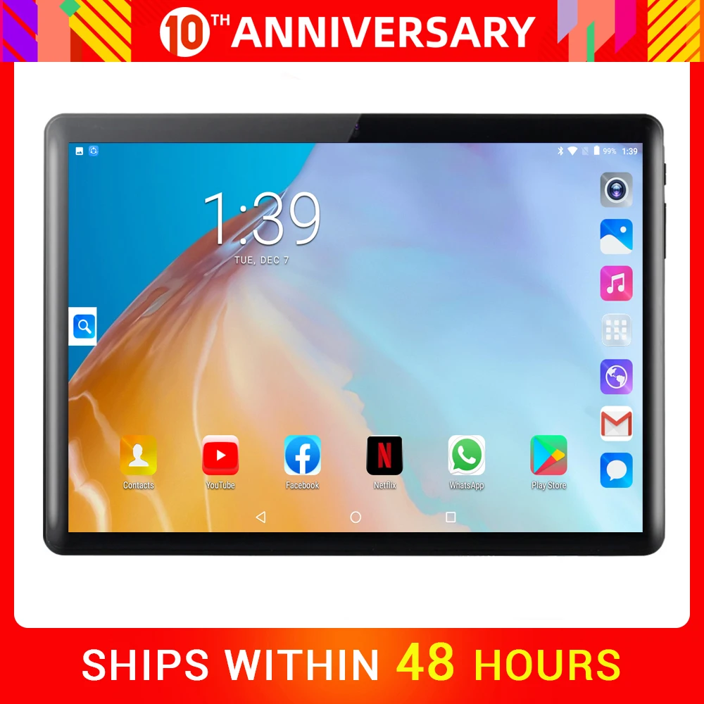 SHELI 2020 планшет 10 дюймов Android 9 0 планшеты ПК 32 ГБ IPS ноутбук Bluetooth WiFi Tab
