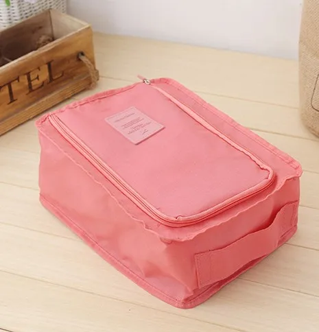 Watermelon Red Snailhouse складная дорожная сумка для хранения обуви, портативная водонепроницаемая сумка для обуви, органайзер, сумка для хранения, прочная одежда, нейлоновые сумки для обуви на молнии - Цвет: Watermelon Red