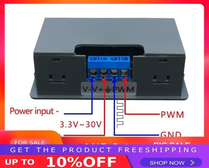 Генератор сигналов PWM частота импульсов рабочий цикл регулируемый модуль ЖК-дисплей Дисплей 1Hz-150Khz 3,3 V-30 V PWM борту модуль ручная ручка