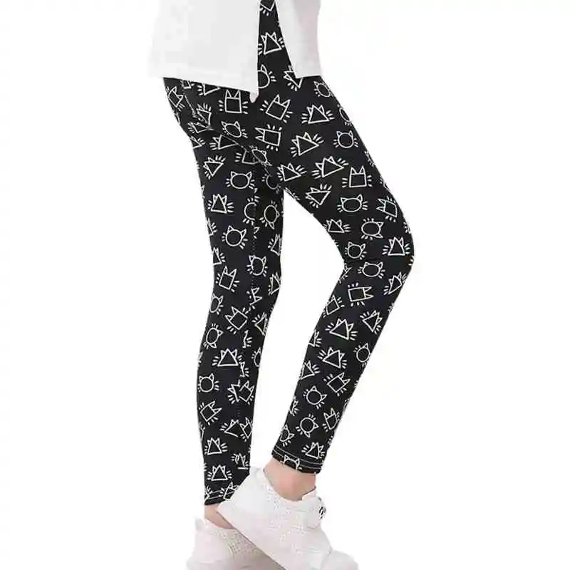 A2 WEIXINBUY/леггинсы для девочек; Детские Классические леггинсы с цветочным принтом для малышей; весенние детские штаны для девочек; Осенние леггинсы для девочек - Цвет: A2