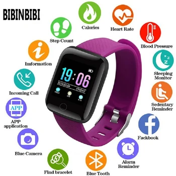 

2020 Man Women Smart watches Waterproof Smart watch Heart Rate Monitor Blood Pressure Functions Sport Watch for ios android +BOX