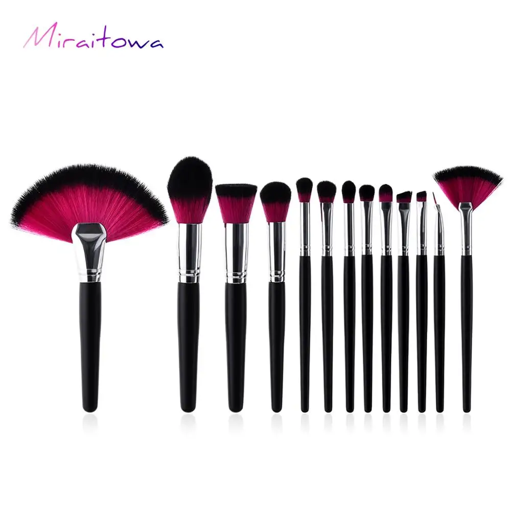 13pcs/set Makeup Brushes Kit Powder Eye Shadow Foundation Blush Blending Beauty Women Cosmetic Soft Make Up Brush Maquiagem - Handle Color: T-13-001