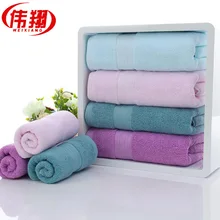 Перекрестная граница для высокого качества внешней торговли банное полотенце Gaoyang напрямую от производителя однотонного цвета прерванной хлопок