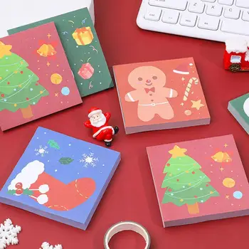 

50 sheets Merry Christmas Memo Pad cute snowman Message Supplies Notes Note Decorative paper Notepad Office Memo Stationery N4W5