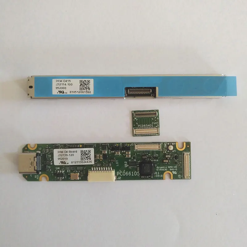 

1 set x Intel Realsense D415 D430 Module Kit Camera Module + D400 50-pin Interposer + D4 card + USB Cable