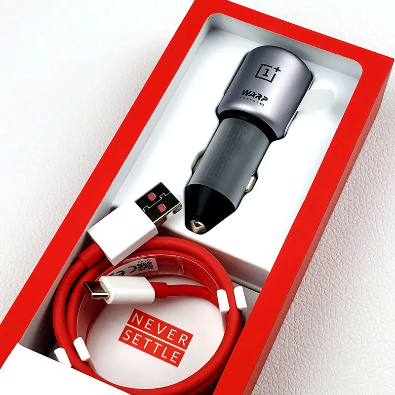 Оригинальное автомобильное зарядное устройство OnePlus Warp Charge 30 для OnePlus 7T нормальное QC для OnePlus 6 6T 7 Pro вход 12V 24V4. 5A выход 5 V/6A Max