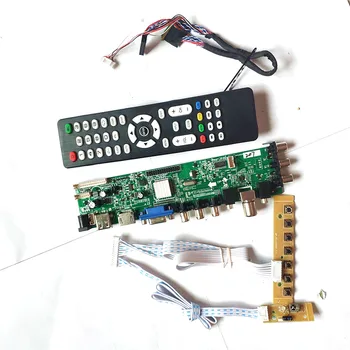 

For LP140WH2-TLSA/TLS1/TLS2/TLS3 LVDS 40-Pin panel HDMI VGA USB TV 3663 universal 1366*768 DVB digital LCD Controller board Kit