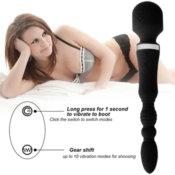 Female Anal Plug Sex Toys Vagina Massager Clitoris Stimulator Anal Beads Vibrators Masturbate Dildos USB Rechargeable Adult Toys 3