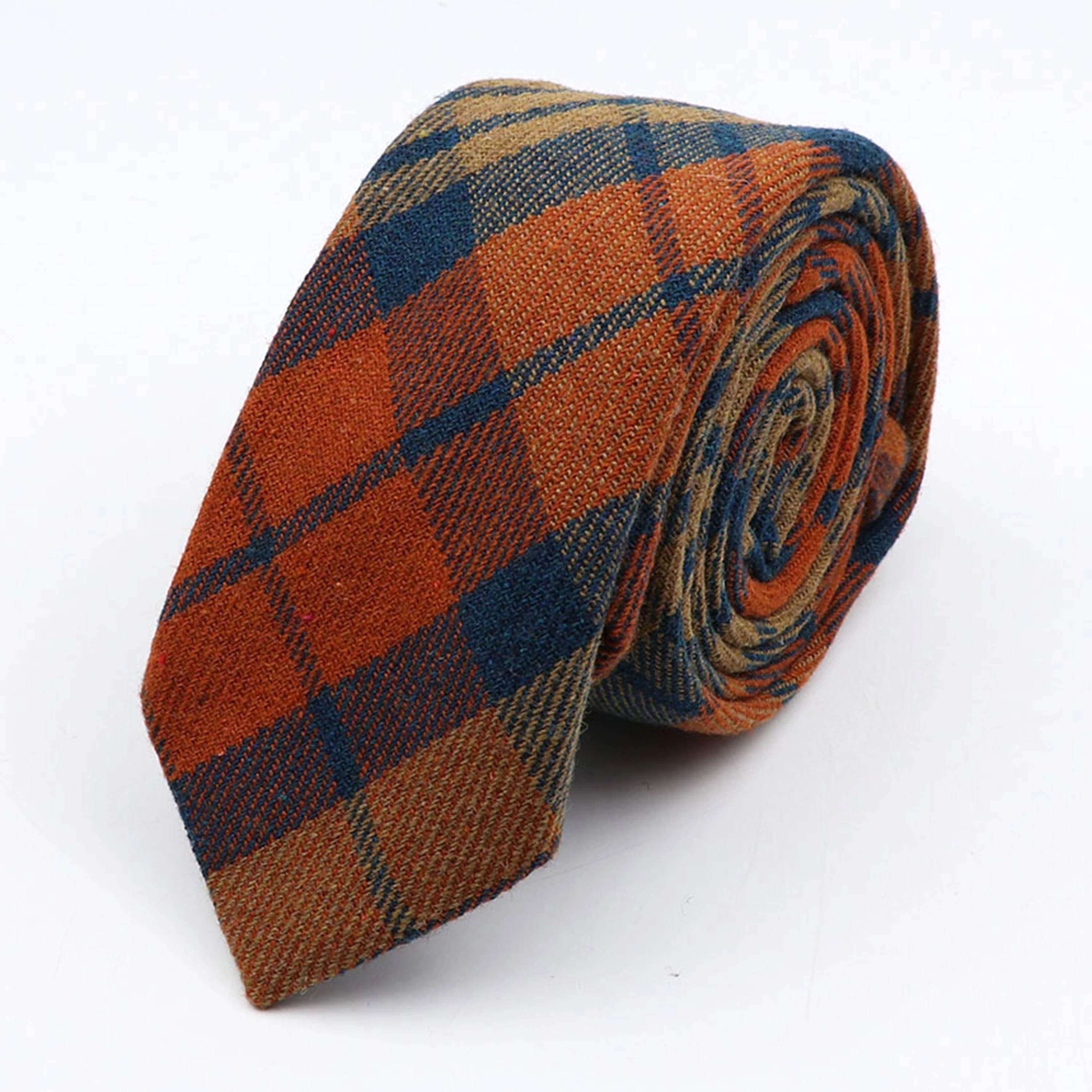 Cashmere Wool Necktie 7CM Solid Color Formal Wedding Party Europen Style Red Brown Green Gray Clothing Tie Gift neck tie
