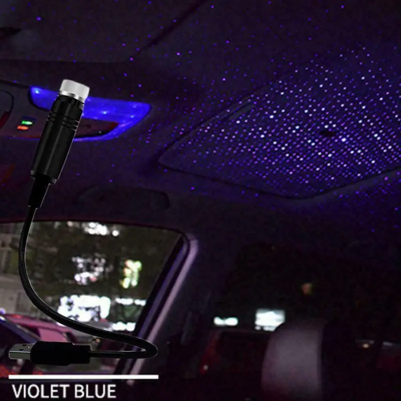 1 шт. лампа для крыши автомобиля романтический USB ночной Светильник атмосферная лампа домашний потолочный светильник пять цветов декоративный светильник s