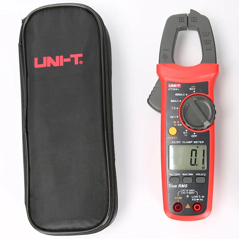 Uni-t UT201+/UT202+/UT203+/UT204+/UT202+ 400-600A цифровой клещи; Автоматический диапазон true RMS высокий прецизионный мультиметр