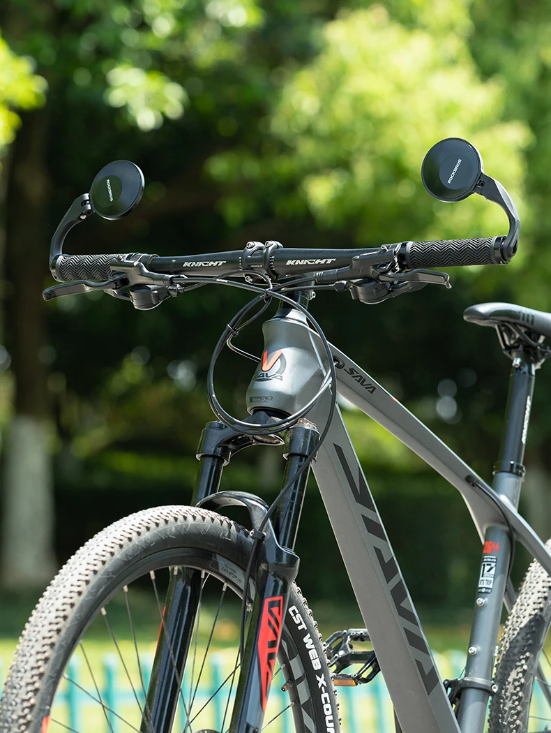 ROCKBRSO Fahrradlenker Reflektor Rückspiegel Elektrofahrrad HD Einstellbare Winkel Spiegel MTB Rennrad Spiegel – Detail 2