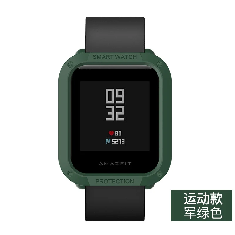 Рамка для часов Amazfit Bip Молодежный защитный чехол умных часов чехол тонкий цветной каркас PC чехол защитная оболочка для Xiaomi Huami