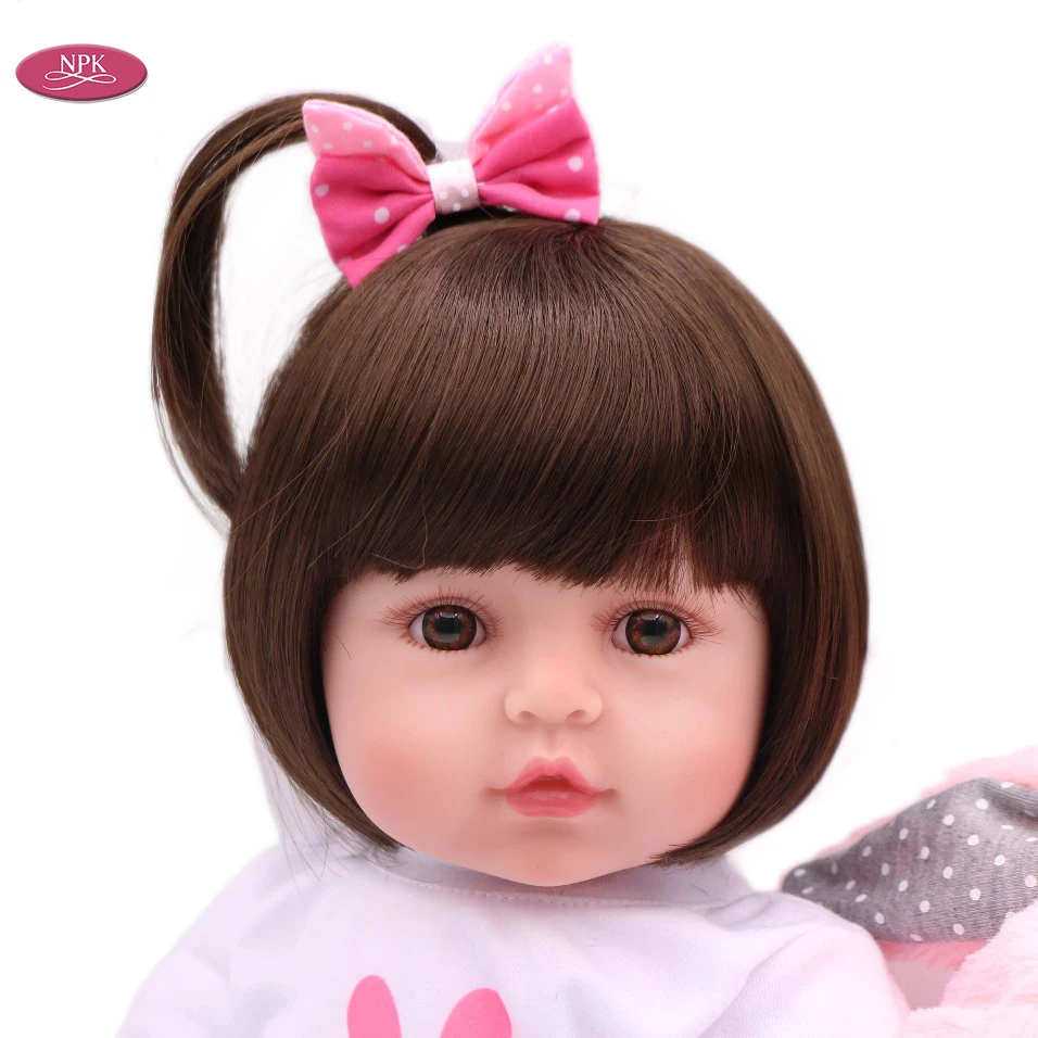47 см силиконовые куклы для новорожденных, игрушки для девочек, реалистичные куклы для маленьких принцесс Bonecas, кукла Bebes Reborn Brinquedo, подарки на день рождения