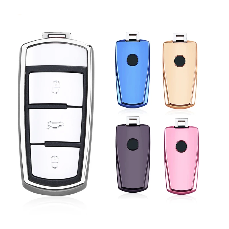 

TPU Car Key Cover Case For Volkswagen VW CC Passat B6 B7 Passat 3C CC Maogotan R36B5B7L Auto Key Cover Car Styling Accessories