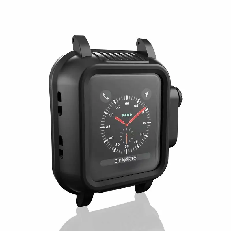 Водонепроницаемый защитный чехол для наручных часов для Apple Watch, версии 3, ремешок для наручных часов 38/40 мм/42 44 мм Водонепроницаемый наручные мягкий силиконовый ремень