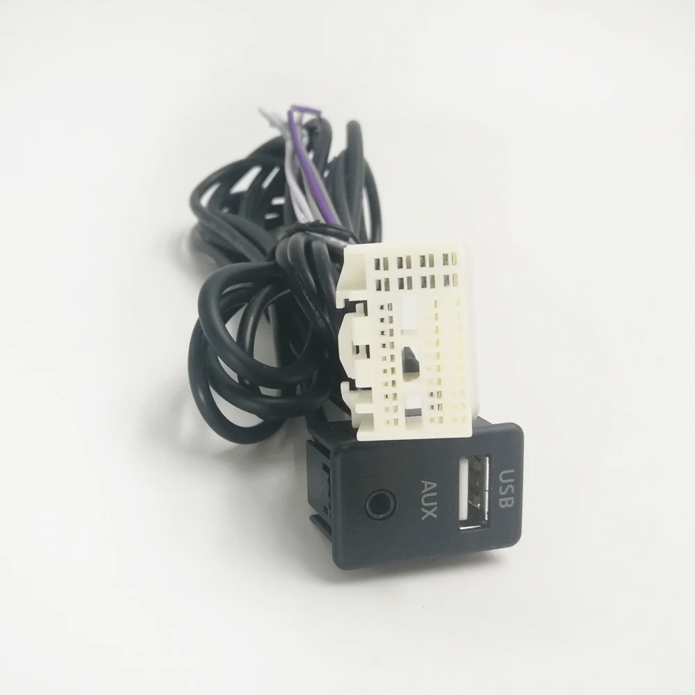 Biurlink два стиля DIY AUX USB аудио; система проводов AUX входной кабель адаптер для hyundai KIA