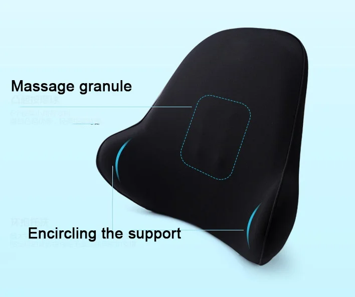Эргономичный дизайн Подушка для спины с эффектом памяти поясничная поддержка без запаха офисная домашняя Подушка для стула защита поясничная подушка для поддержки позвоночника