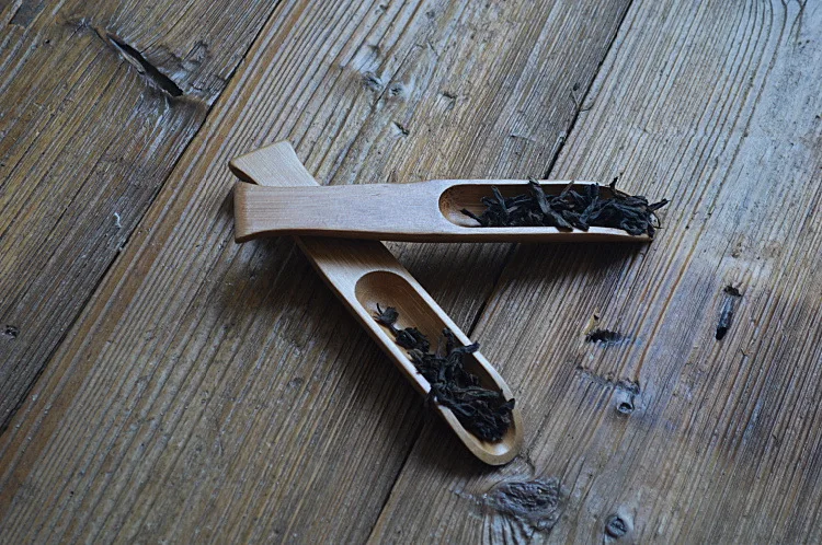 Kung Fu Tea Set Accessories Tea Ceremony with Zero Tea Ceremony Liujunzi Bamboo Tea Spoon cha chan Teaspoon Can Add Logo