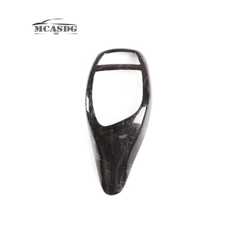 Настоящая кованая ручка переключения передач из углеродного волокна Накладка