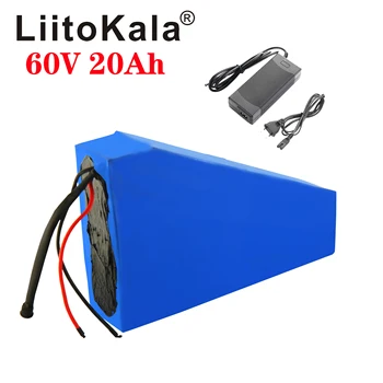 Kaufen LiitoKala 60V Ebike Batterie 60V 20Ah Lithium-ionen Batterie Elektrische Fahrrad Batterie 60V 1500W Elektrische Roller Batterie + 67,2 V2A