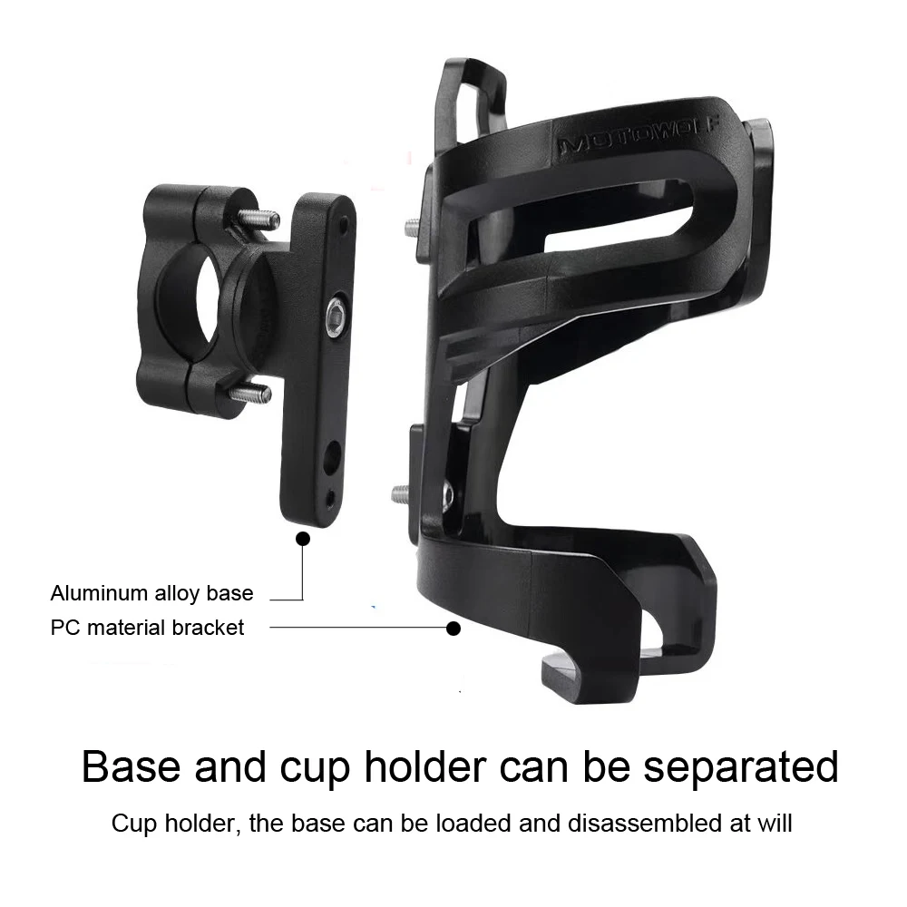 For BMW R1200GS ADV F800GS F700GS CRF1000L Africa Twin CRF1000 Motorcycle Beverage Water Bottle Drink Cup Holder 19MM-32mm Mount