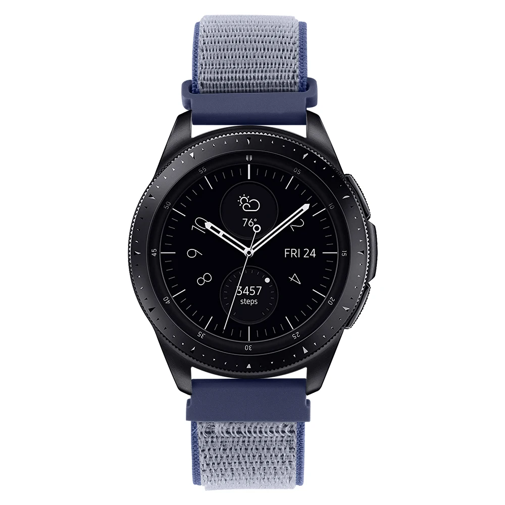 20 22 мм ремешок для samsung gear S3/S2 galaxy watch active 42 мм 46 мм нейлоновый ремешок для mi amazfit bip huawei Watch GT 2