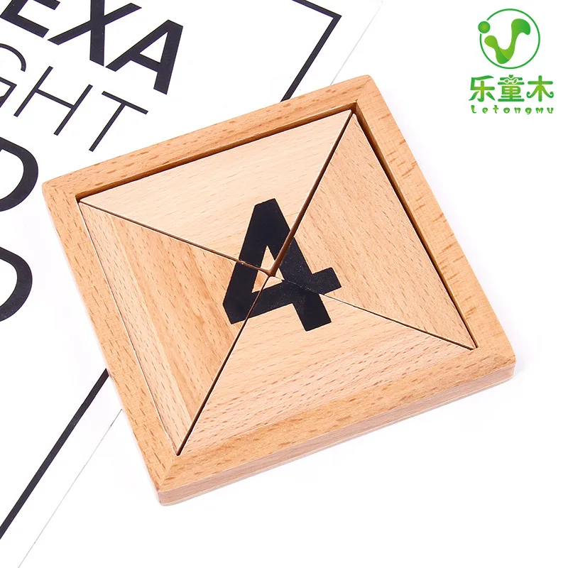 

With Numbers Segmentation Map Montessori Wooden Children Teaching Aids Infants Early Education Jigsaw Puzzle Toy