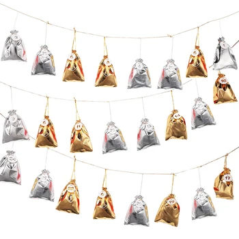 

1 Set Christmas Pouch Souvenir Bag Package Useful Package Pouch Candy Bag Drawstring Bag Storage Pouch