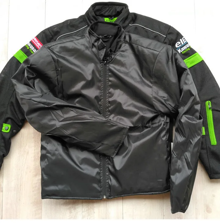 Мотокросса куртка для KAWASAKI команда зеленый профессиональные мотоциклетные гоночные куртки с защитным снаряжением K