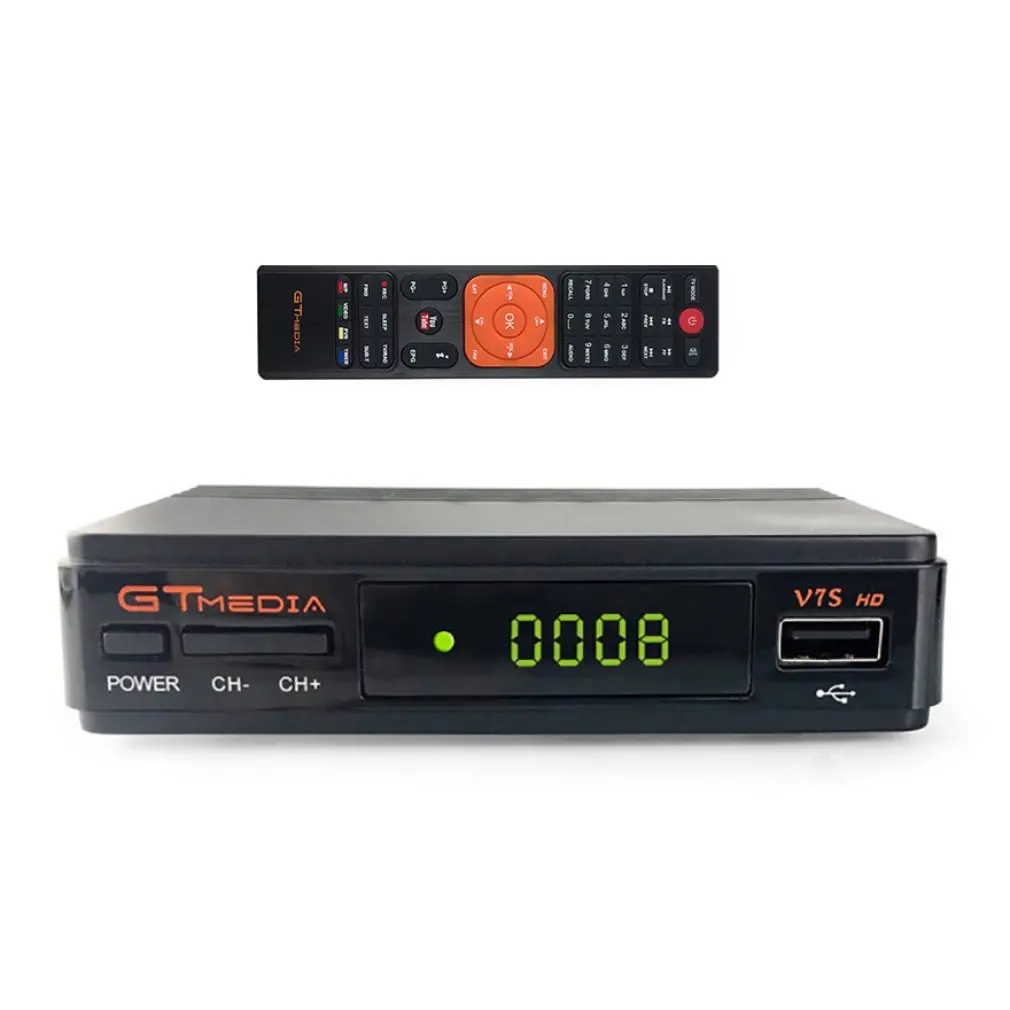 Спутниковый ТВ приемник Gtmedia V7SDVB-S2 спутниковый HD декодер Freesat/Gt медиа V7S HD FTA DVB S2 V7