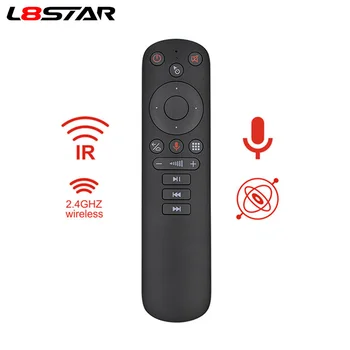 

L8star G50 Gyro Smart Voice Remote Control 6 Axis Gyroscope IR Learning 2.4G Wireless Fly Air Mouse for Android TV Box Smart TV