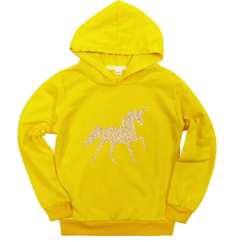Hoodies 12 Детские толстовки с капюшоном для мальчиков и девочек с принтом единорога; Верхняя одежда; цвет белый, черный, серый; толстовка с капюшоном для малышей; одежда с героями мультфильмов для От 2 до 14 лет; Ropas - Цвет: Hoodies 12