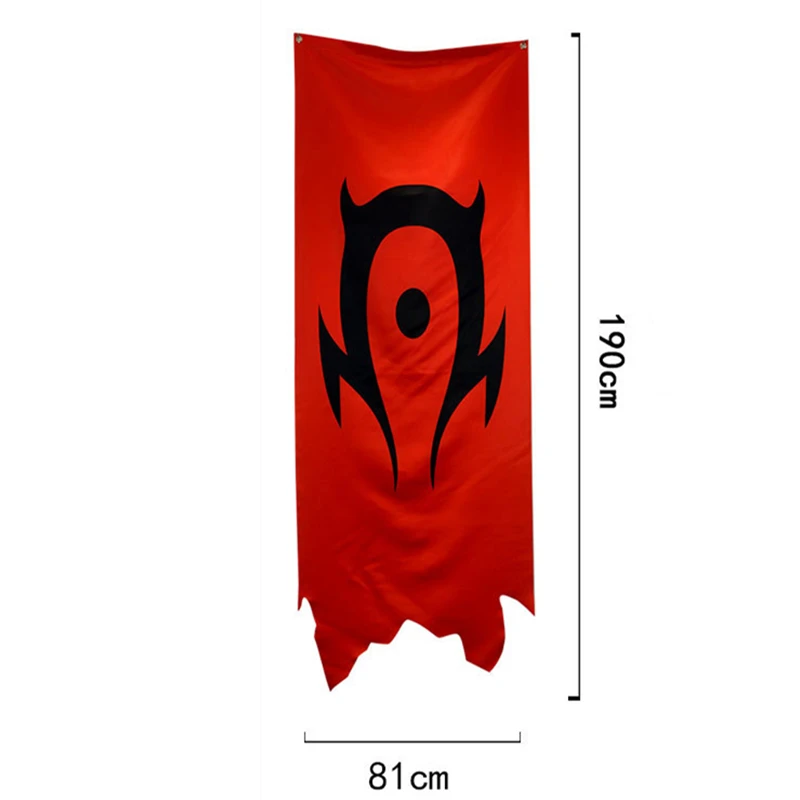 Игровой значок-баннер с ордынским флагом, размером 190 см из лавсана, синий и красный цвета, вечерние аксессуары для дома и Косплея - Цвет: Style 1
