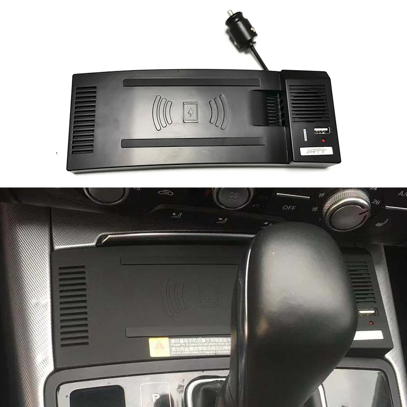 15W car QI wireless charger for Audi A6 C7 RS6 A7 2012 2013 2014 2015 2016 2017 2018 wireless phone charger accessories