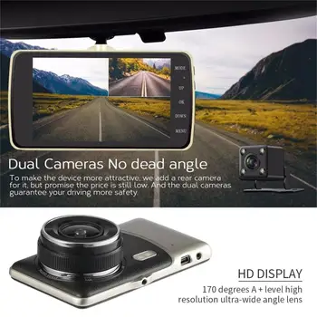 

SK-40 4.0 inch Car DVR Driving Recorder Camcorder with LED Night Vision Lights 170 degrees Ultra Wide-angle Video Looping