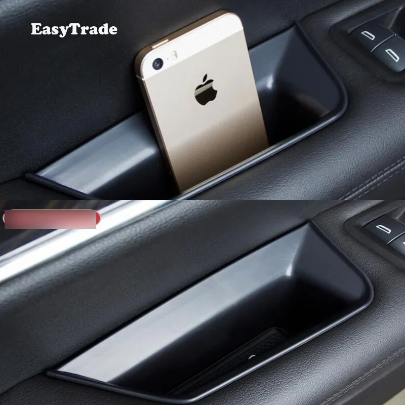 

Car styling Front Door Handle Storage Box For Cadillac XT5 2016-2019 Storage Box Frame Cover Trim Car interior accessories