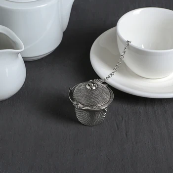 

Tea strainer "Basket", on a chain