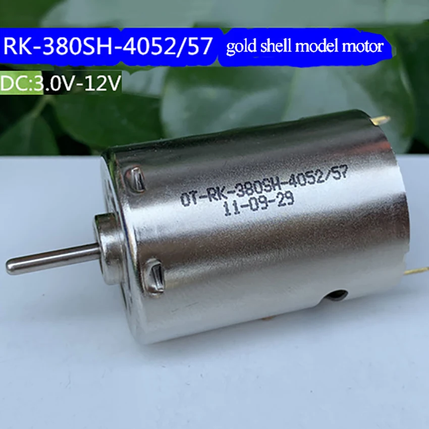 

gold shell 380 3V-12V high power high speed DIY DC micro motor electric tool for toy car model