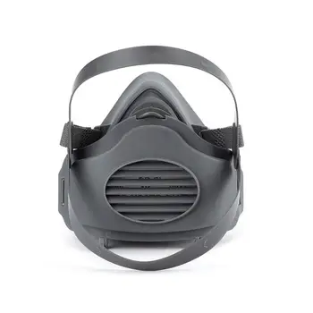 

Anti-saliva Dust Mask Dust-proof Respirator Cotton Filter Protective Safety Gas Mask Chemical Paint Spray Mask