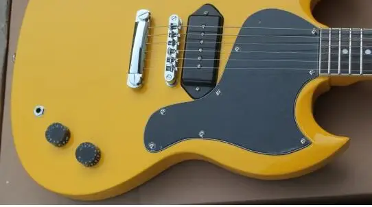 

Factory custom shop Newest yellow 1 pickups Electric Guitar Free shipping HAI 4 00