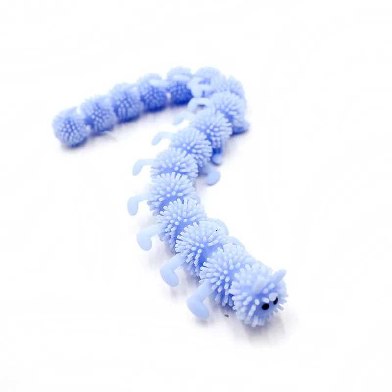 Details about   1x 16 Knots Caterpillar Relieves Stress Toy Physiotherapy Stress n Releases T5K2 