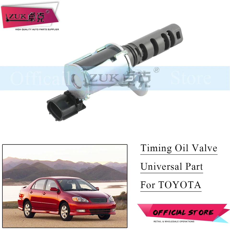 

ZUK OEM:15330-22030 1533022030 Good Camshaft Timing Oil Control Valve For Toyota COROLLA WISH AURIS MR2 RAV4 AVENSIS CELICA